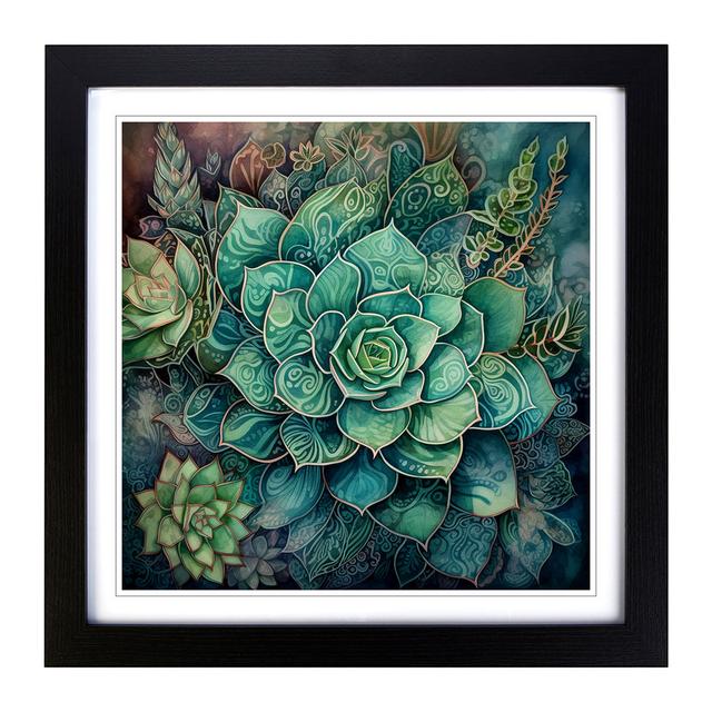 Succulent - Print Latitude Vive Format: Black on Productcaster.