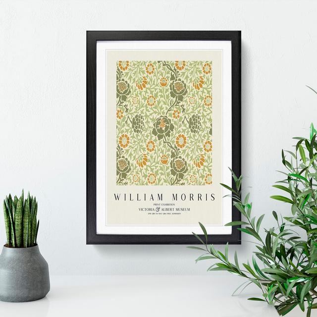 Grafton by William Morris - Picture Frame Graphic Art East Urban Home Size: 48cm H x 36cm W x 2cm D, Frame Option: Black Framed on Productcaster.