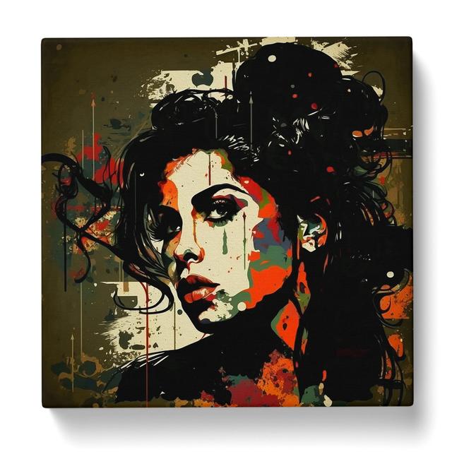 Amy Winehouse Bauhaus - No Frame Art Prints Marlow Home Co. Size: 50cm H x 50cm W x 3cm D on Productcaster.