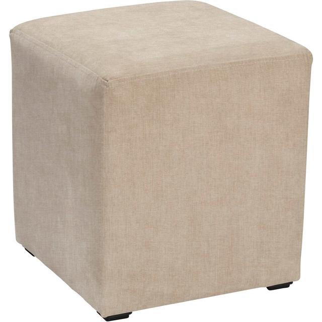 Newbury Cube Ottoman Latitude Run Upholstery: Kiera Cream on Productcaster.