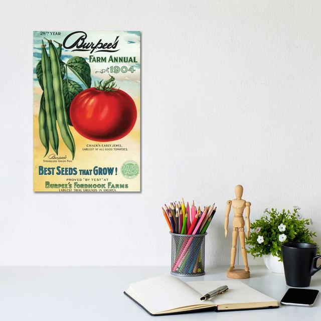 Seed Catalog from the Andersen Horticultural Library by Piddix - Wrapped Canvas Art Prints Happy Larry Size: 30.48cm H x 20.32cm W on Productcaster.