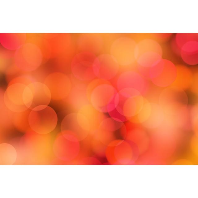 Blurred Orange And Red Dots by Billnoll - Print Metro Lane Size: 61cm H x 91cm W on Productcaster.