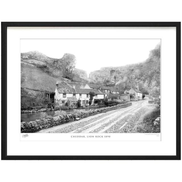 Cheddar, Lion Rock 1890 - Single Picture Frame Print The Francis Frith Collection Size: 45cm H x 60cm W x 2.3cm D on Productcaster.