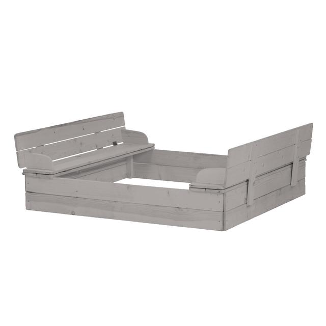 Sandbox, foldable bench roba Finish: Gray on Productcaster.