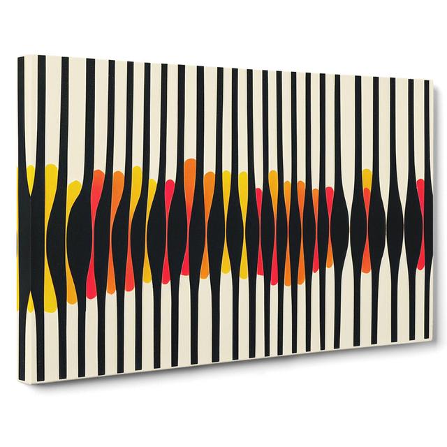 Smashing Modern Abstract Art - Wrapped Canvas Graphic Art Metro Lane Size: 50cm H x 76cm W x 3cm D on Productcaster.