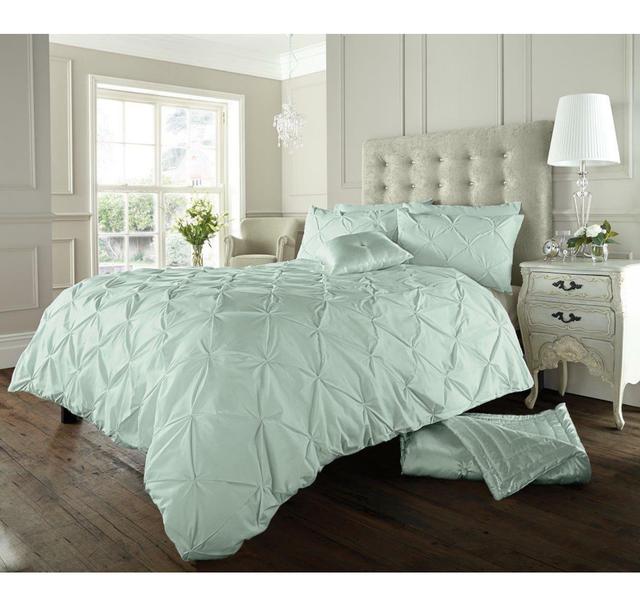 Hudspeth Cotton Blend Geometric Shapes Duvet Cover Set with Pillowcases Mercer41 Colour: Teal, Size: Double Duvet Cover + 2 Standard Pillowcases on Productcaster.