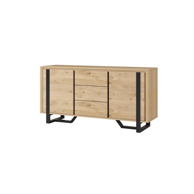 TanjuÂ Â 180 Cm Wide Oak Solid Wood Sideboard Union Rustic on Productcaster.