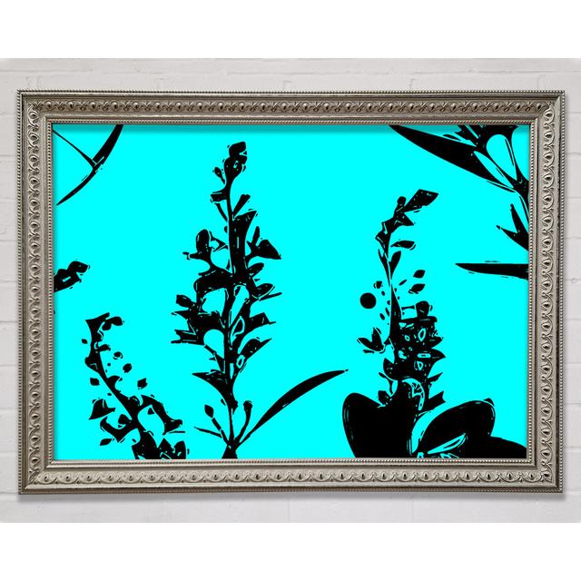 Freshness Of Beauty Aqua Silver - Print Rosalind Wheeler Size: 84.1cm H x 118.9cm W x 3cm D on Productcaster.