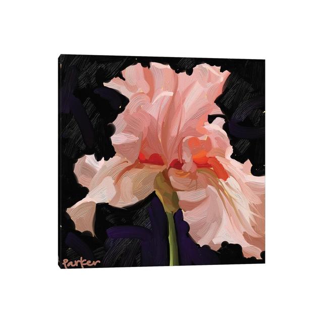 Iris on Fire by Teddi Parker - Wrapped Canvas Art Prints Rosalind Wheeler Size: 45.72cm H x 45.72cm W x 1.91cm D on Productcaster.