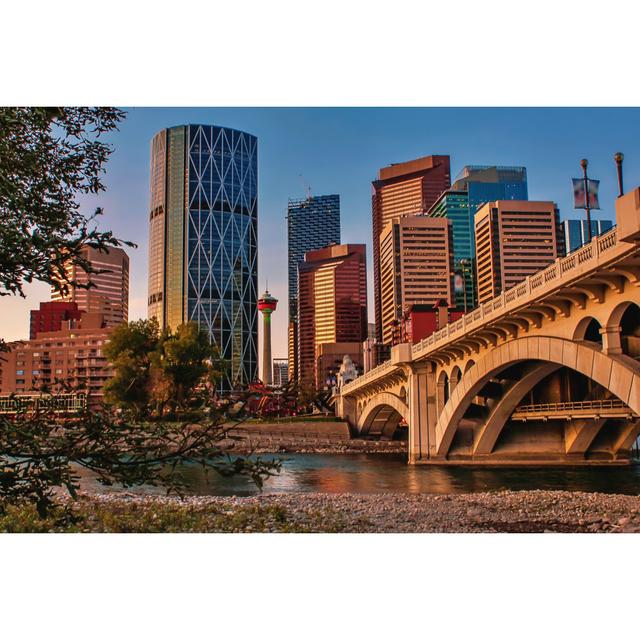 Downtown Calgary by Lisa Marie - Wrapped Canvas Print Latitude Run Size: 20cm H x 30cm W on Productcaster.