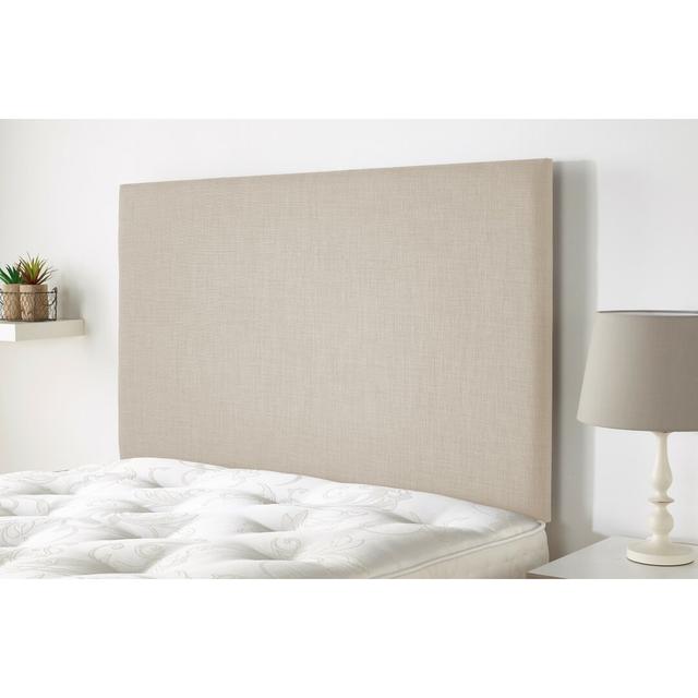 Upholstered Headboard 17 Stories Mattress Size: Small Double (4'), Upholstery: Cream on Productcaster.