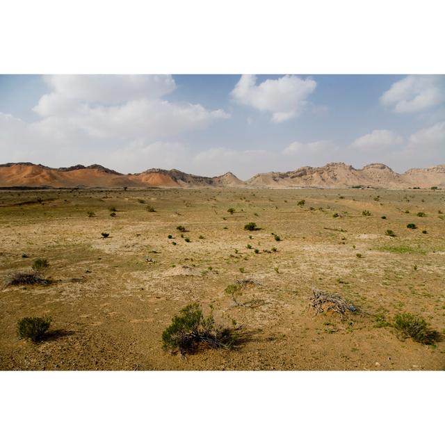 Prairie & Desert Mountains United Arab Emirates by Mlenny - No Frame Art Prints on Canvas Alpen Home Size: 60cm H x 90cm W on Productcaster.