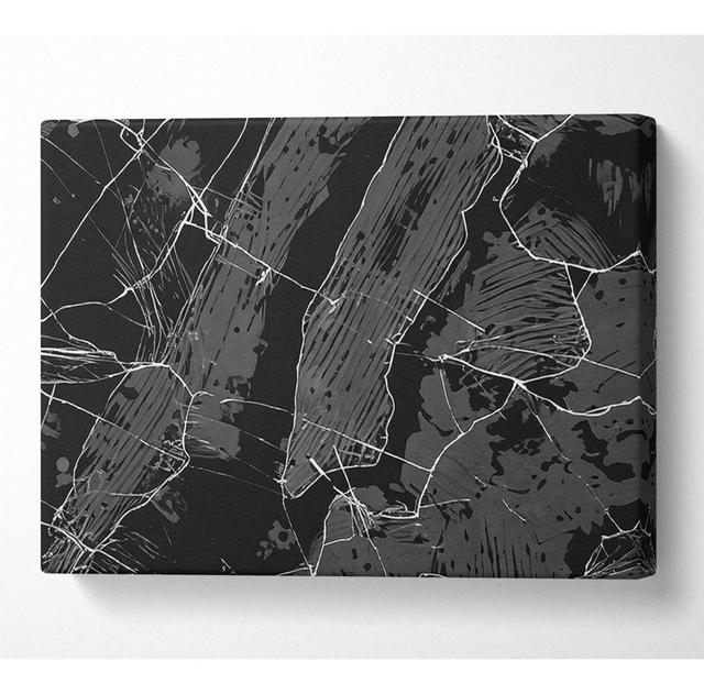 Retro Map Of The City 1 Canvas Watercolour Metro Lane Size: 66cm H x 106.6cm W x 10cm D on Productcaster.