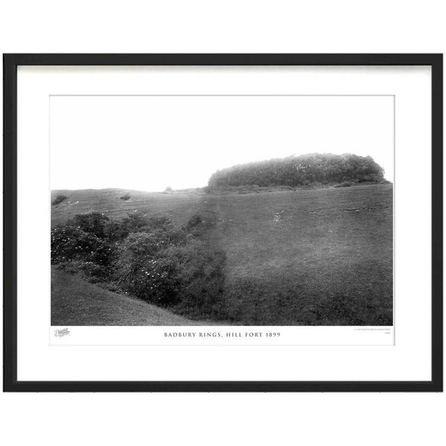 'Badbury Rings, Hill Fort 1899' by Francis Frith - Picture Frame Photograph Print on Paper The Francis Frith Collection Size: 28cm H x 36cm W x 2.3cm on Productcaster.