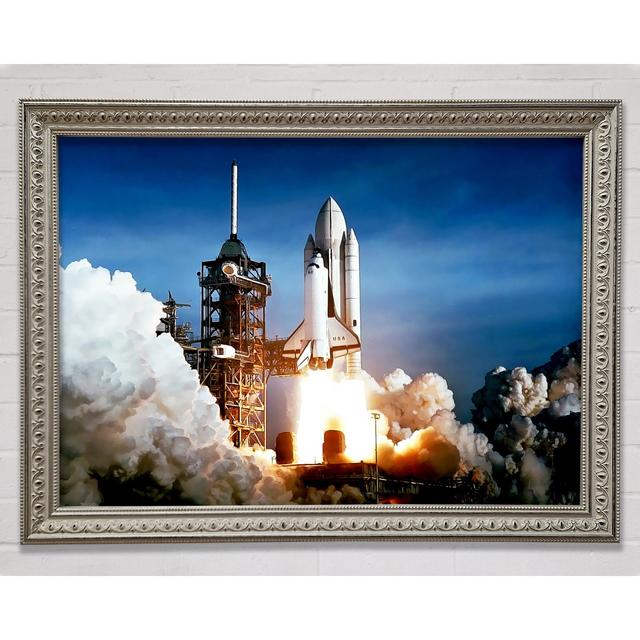 Space Shuttle Take Off - Print Williston Forge Size: 42cm H x 59.7cm W x 3cm D on Productcaster.