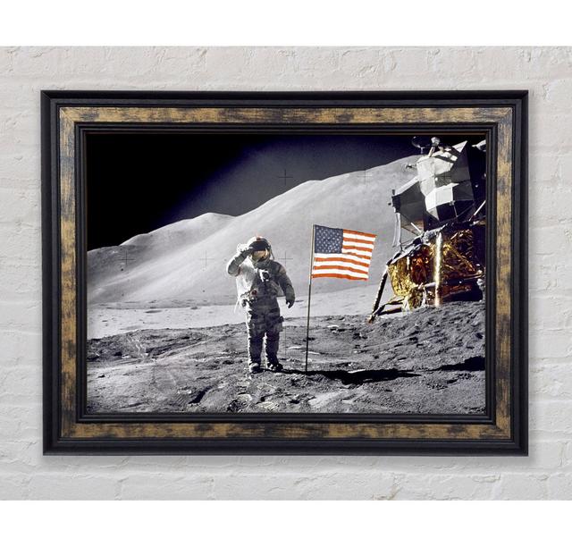 David Scott Gives Salute - Single Picture Frame Art Prints Bright Star Size: 84.1cm H x 142.2cm W x 8cm D on Productcaster.