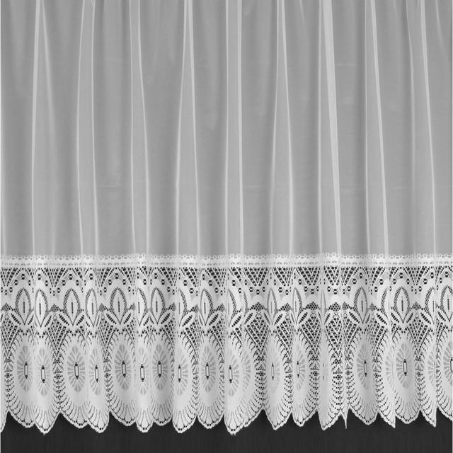 Carlos Lace Semi Sheer Curtain Panel Langley Street Panel Size: 300cm Width x 229cm Drop on Productcaster.