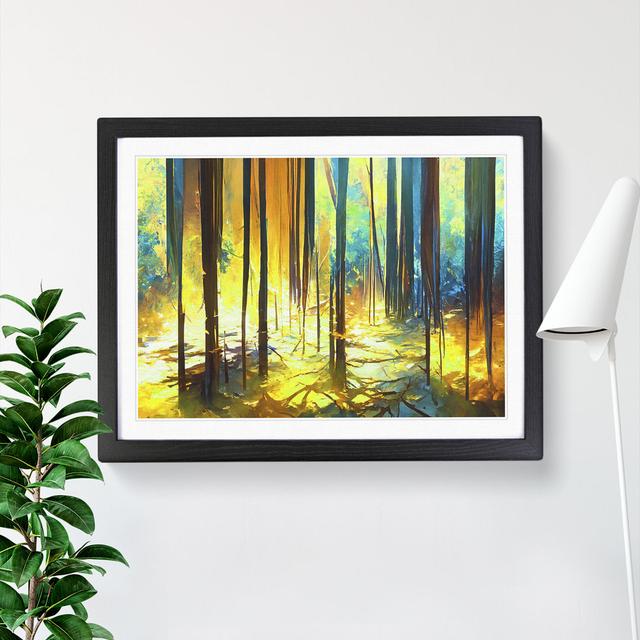 Golden Abstract Forest Vol.2 - Picture Frame Graphic Art Alpen Home on Productcaster.