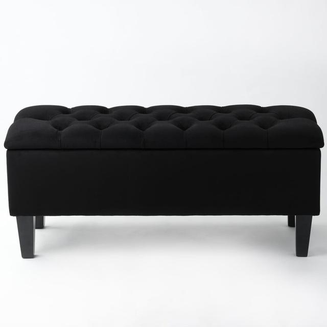 Upholstered Storage Bench bench4home Size: 42cm H x 80cm W x 35cm D on Productcaster.