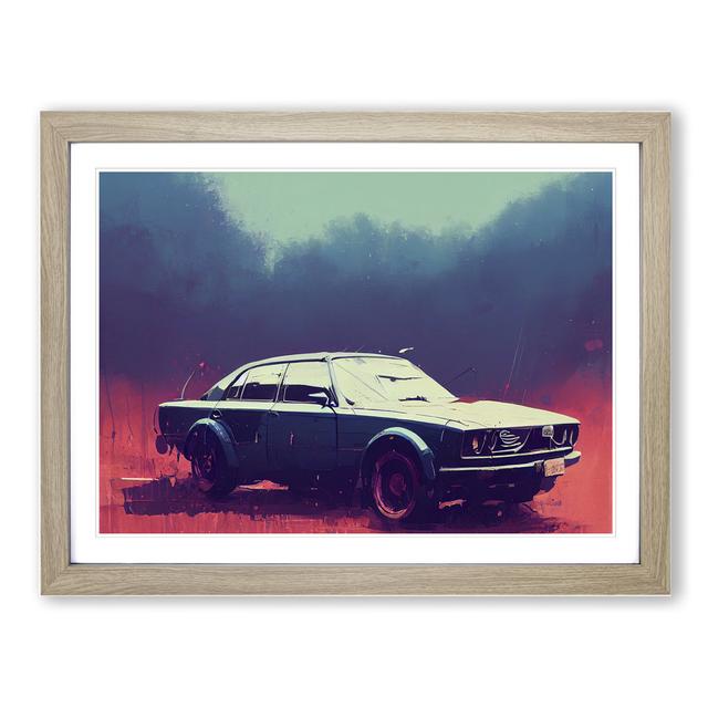 Concept Car Vol.1 - Picture Frame Graphic Art Borough Wharf Frame Colour: Oak, Size: 46cm H x 64cm W x 2cm D on Productcaster.