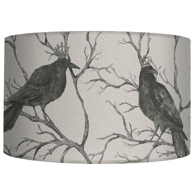 Monarch 40cm Cotton Drum Lamp Shade Voyage Maison Size: 24cm H x 46cm W x 46cm D on Productcaster.