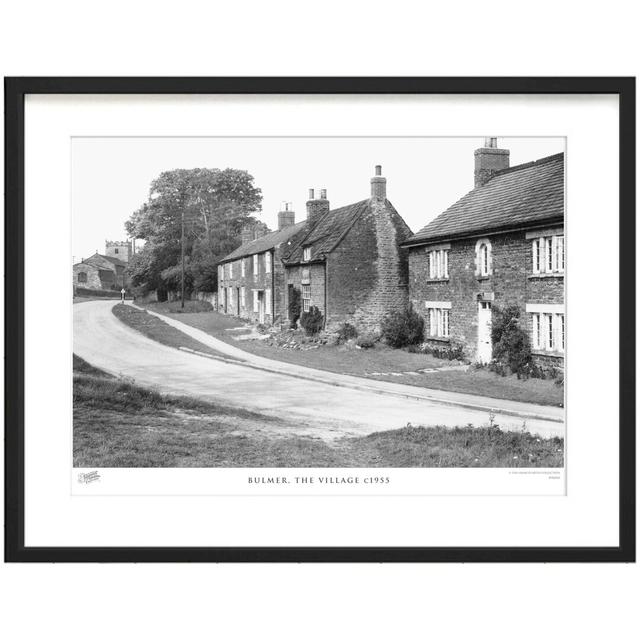 'Bulmer, the Village C1955' - Picture Frame Photograph Print on Paper The Francis Frith Collection Size: 28cm H x 36cm W x 2.3cm D on Productcaster.