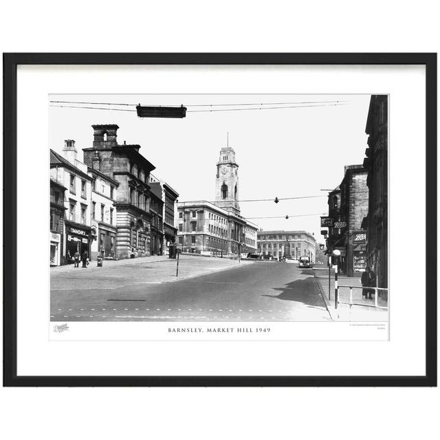 Barnsley, Market Hill 1949 - Single Picture Frame Print The Francis Frith Collection Size: 45cm H x 60cm W x 2.3cm D on Productcaster.