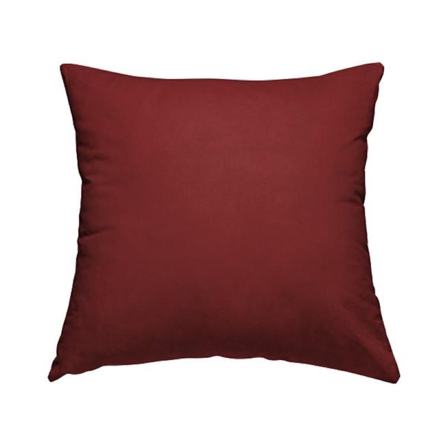 Grenada Cushion with Filling Yorkshire Fabric Shop Size: 43cm H x 43cm W x 5cm D, Colour: Red on Productcaster.