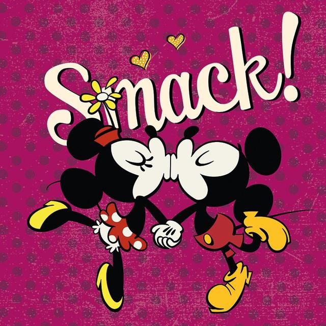 Mickey Shorts Smack! Graphic Art Print on Canvas Disney Size: 60cm H x 60cm W x 3.8cm D on Productcaster.