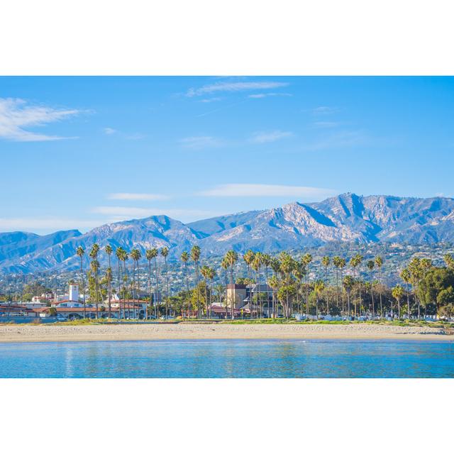 Santa Barbara Beach by Damien VERRIER - Wrapped Canvas Print Alpen Home Size: 81cm H x 122cm W x 3.8cm D on Productcaster.