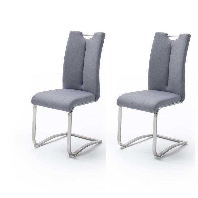 Polsterstuhl Drucilla (Set of 2) Metro Lane Upholstery Colour: Anthracite on Productcaster.