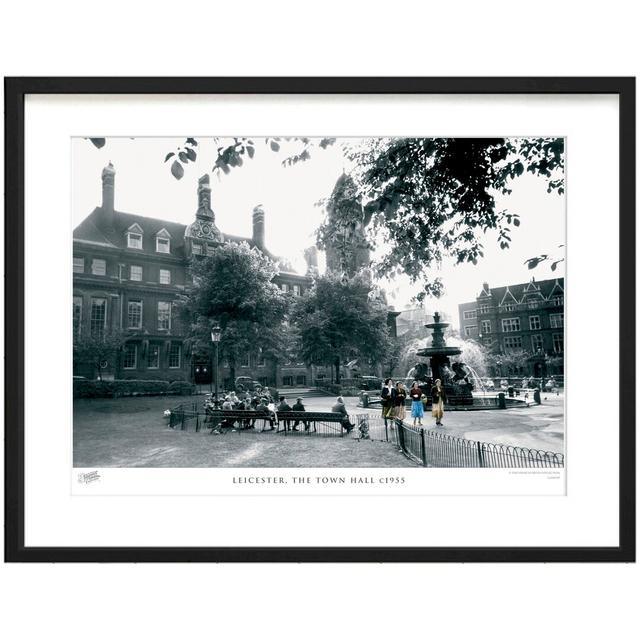 Leicester, The Town Hall C1955 - Single Picture Frame Print The Francis Frith Collection Size: 31.5cm H x 38.8cm W x 2.3cm D on Productcaster.