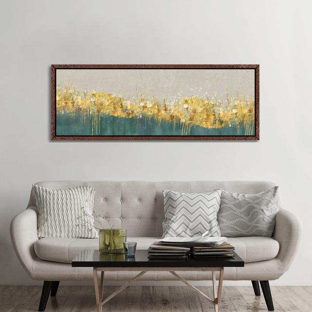 Abstract Acrylic Painting II by Artsy Bessy - Panoramic Gallery-Wrapped Canvas Giclée on Canvas Canora Grey Format: Classic Wood Floater Framed, Size: on Productcaster.