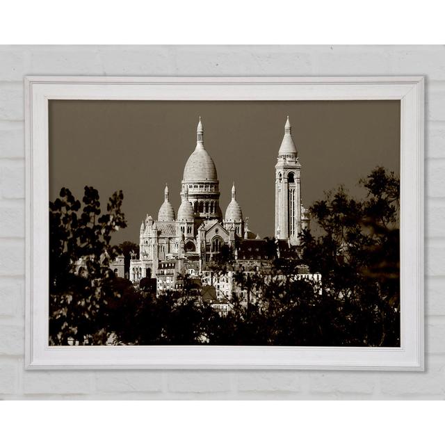 Paris Sepia Framed Print Bright Star Size: 42cm H x 59.7cm W x 1.5cm D on Productcaster.