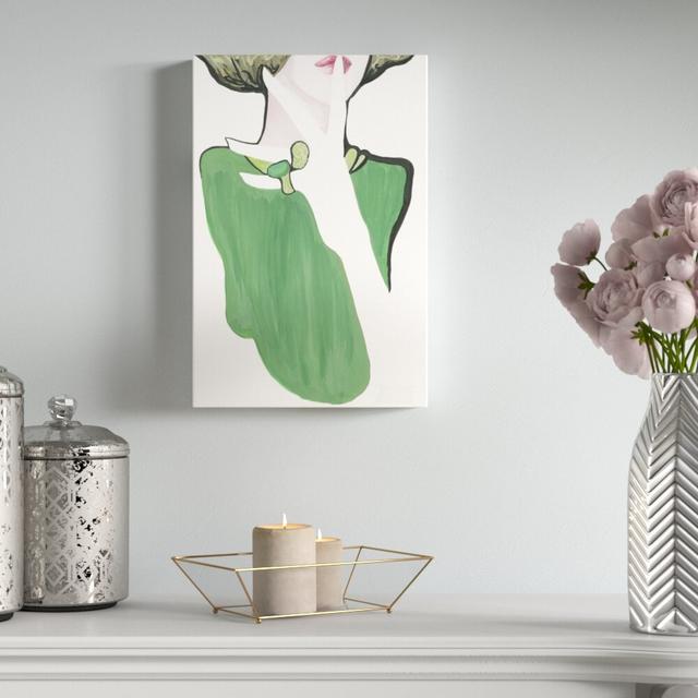 Jade by Gill Bay - Wrapped Canvas Painting Print East Urban Home Size: 91.44cm H x 60.96cm W x 3.81cm D on Productcaster.