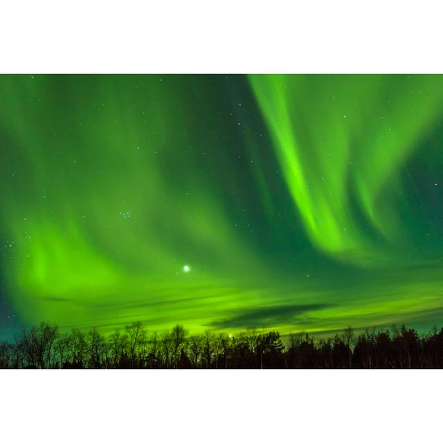 Blaire Northern Lights by Meinzahn - Wrapped Canvas Photograph Alpen Home Size: 20cm H x 30cm W x 3.8cm D on Productcaster.