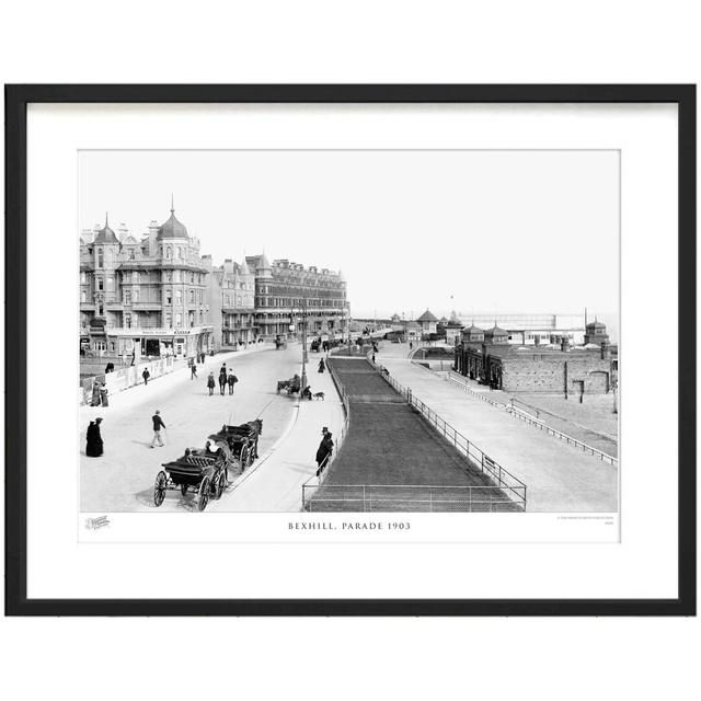 'Bexhill, Parade 1903' by Francis Frith - Picture Frame Photograph Print on Paper The Francis Frith Collection Size: 28cm H x 36cm W x 2.3cm D on Productcaster.