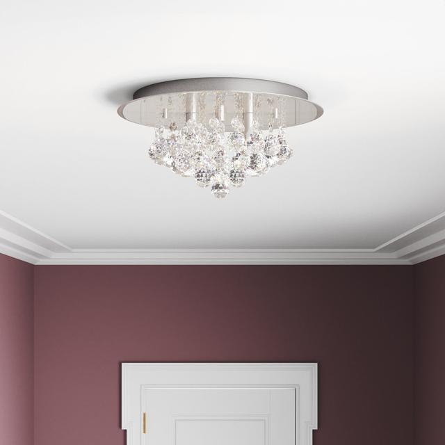 Schenectady 4-Light 35cm Flush Mount Zipcode Design on Productcaster.