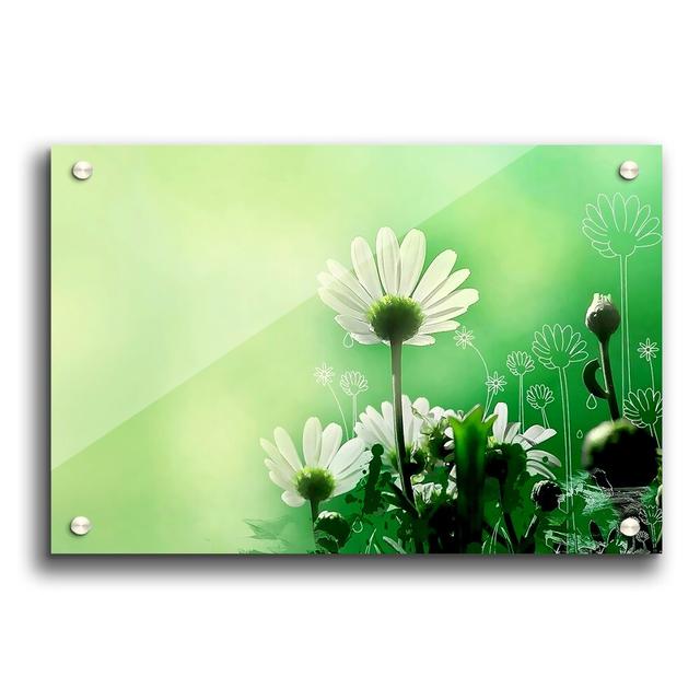 Green Parade Flowers - Unframed Photograph Print on Acrylic East Urban Home Size: 84.1cm H x 118.9cm W on Productcaster.