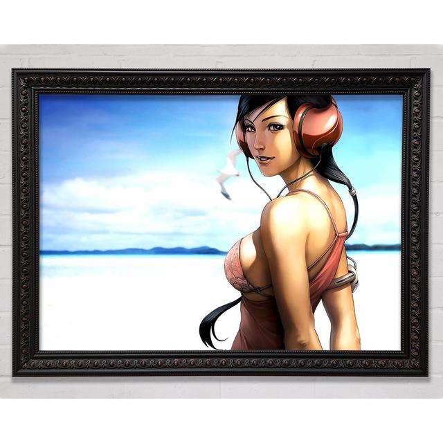 Music Girl - Single Picture Frame Print Bright Star Size: 42cm H x 59.7cm W on Productcaster.