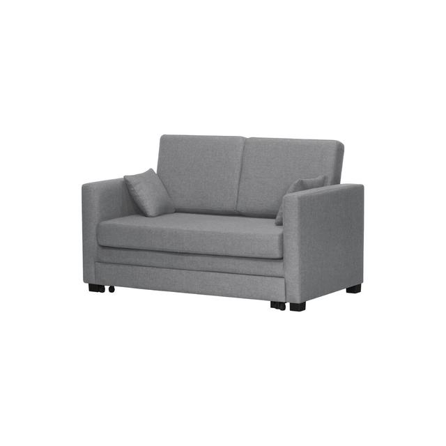 Ash Hill 2 Seater Fold Out Sofa Bed Zipcode Design Upholstery Colour: Grey on Productcaster.