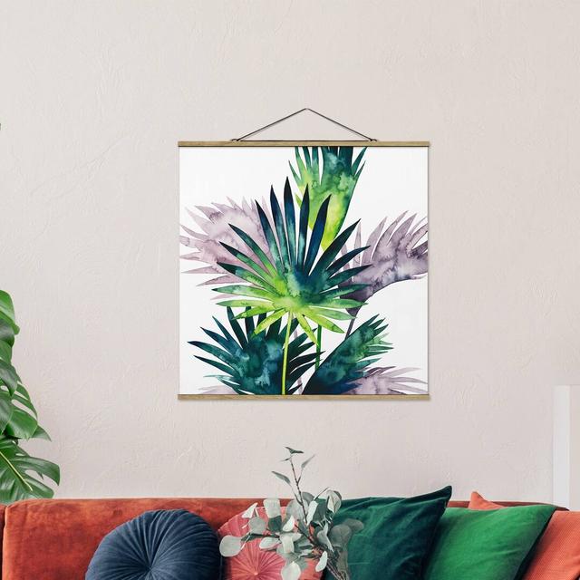 Stoffbild Exotic Foliage Fan Palm Sansibar Home Maße: 35 cm H x 35 cm B x 0,3 cm T on Productcaster.