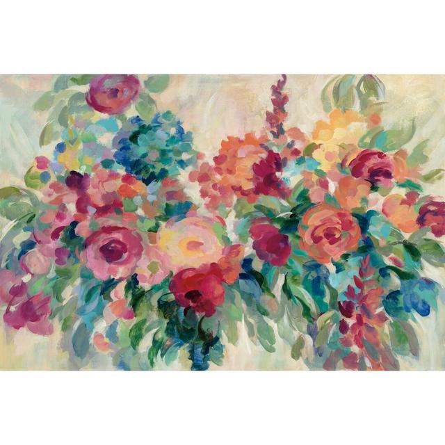 Flower Market by Silvia Vassileva - Wrapped Canvas Painting Rosalind Wheeler Size: 51cm H x 76cm W on Productcaster.