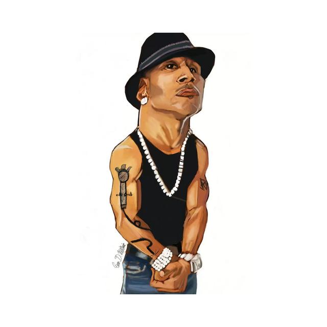 Ll Cool J by Evan Williams - Wrapped Canvas Print Rosalind Wheeler Size: 66.04cm H x 45.72cm W x 3.81cm D on Productcaster.