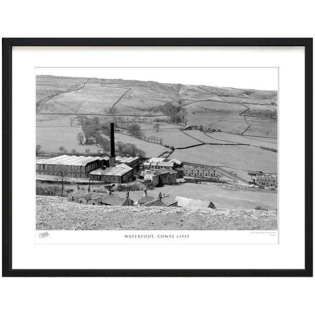 'Waterfoot, Cowpe C1955' - Picture Frame Photograph Print on Paper The Francis Frith Collection Size: 45cm H x 60cm W x 2.3cm D on Productcaster.