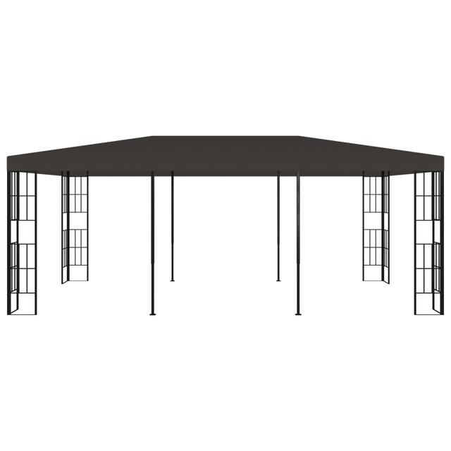 300 cm x 600 cm Pavillon Hagia aus Stahl Garten Living Dachfarbe: Anthrazit on Productcaster.