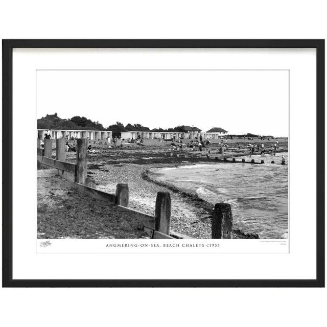 Angmering-on-Sea, Beach Chalets C1955 by Francis Frith - Single Picture Frame Print The Francis Frith Collection Size: 45cm H x 60cm W x 2.3cm D on Productcaster.