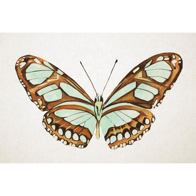 Mint Butterfly I by Annie Warren - Wrapped Canvas Painting Brambly Cottage Size: 61cm H x 91cm W on Productcaster.