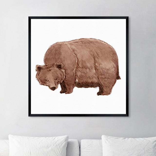 The Bear - Print East Urban Home Size: 40.64cm H x 40.64cm W x 1.27cm D, Format: Framed on Productcaster.