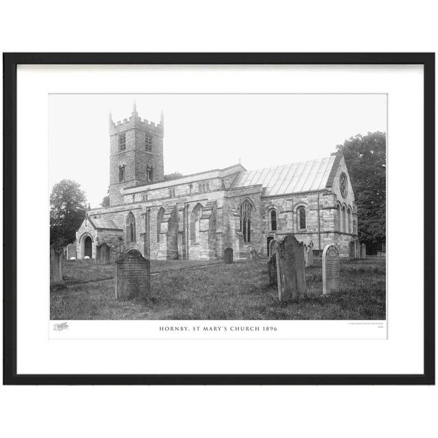 Hornby, St Marys Church 1896 - Single Picture Frame Print The Francis Frith Collection Size: 40cm H x 50cm W x 2.3cm D on Productcaster.